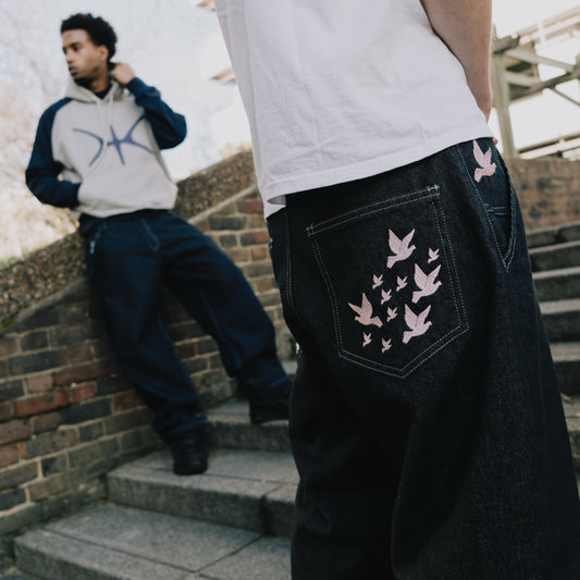 FLIGHT JEANS (COLD PINK)