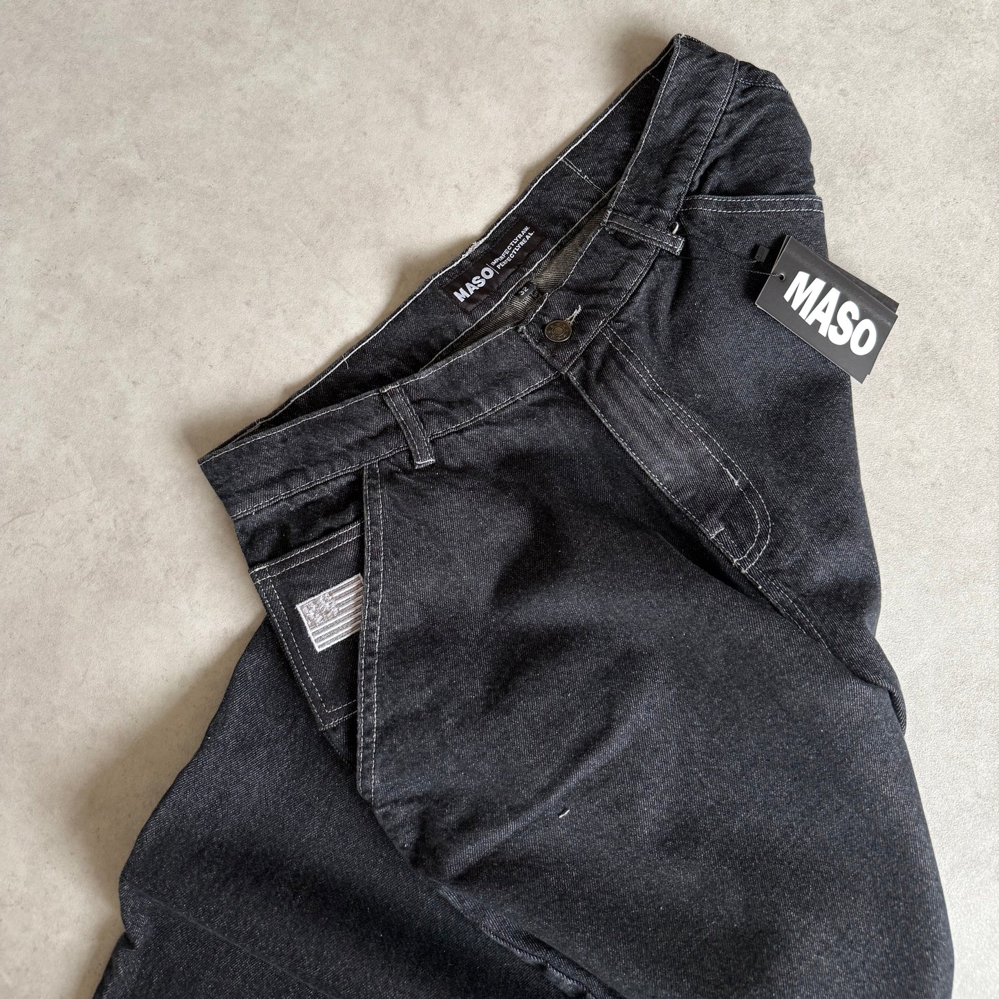 MILITARY DENIM JEANS