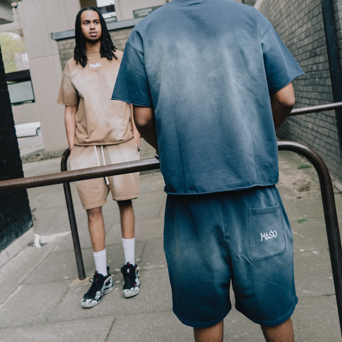SUN-FADE SHORTS (NAVY)