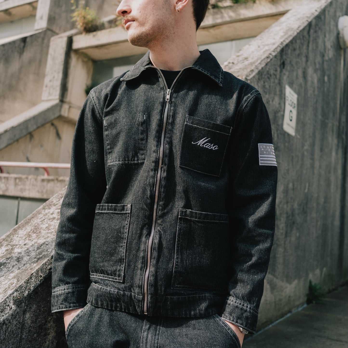 MILITARY DENIM JACKET